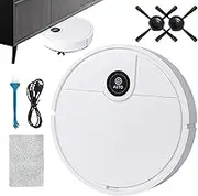 Robot Vacuum Cleaner - Auto Mop Cleaning| Ultra-Thin Intelligent Mop Cleaning| 1500mah Mute Robotic Cleaner for Hotel Foccar| Smart Mopping Robot Cleaner| Robotic Mopping Floor Cleaner