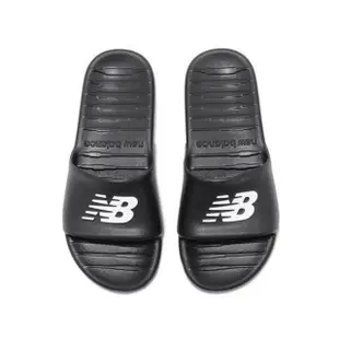 【NEW BALANCE】NB 紐巴倫 拖鞋 防水 全塑膠 男女 黑(SUF100BK)