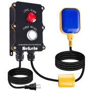 Sump Pump Alarm,High Water Alarm with 10ft Level Float Switch,90dB Loud Alarm...