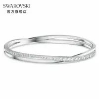 在飛比找momo購物網優惠-【SWAROVSKI 官方直營】Twist Rows 白金色