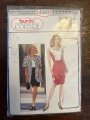 Burda 4563 Uncut Sewing Pattern, Misses' Dress & Jacket, Size 8-18