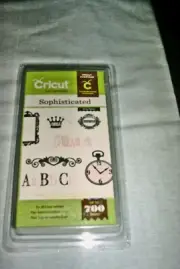 Cricut Cartridge SOPHISTICATED Brand New and Sealed NEW TYPE CARTRIDGE