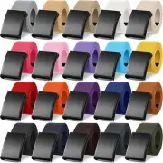 20 Pcs Web Belt for Men Women Belt Adjustable Canvas girdle Golf Strap with M...
