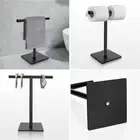 T-Shape Bath Towel Stand Modern Style Towel Bar Rack Bedroom