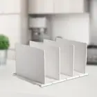 Shelf Dividers Mount Organization Handbags Books Shelf Separators for Towels