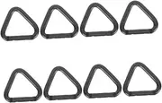 Abaodam Lightweight Aluminum Triangle Carabiner Buckles Snap Safety Hook for Outdoor Climbing Camping Gym Use