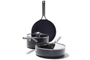 15pc OXO Ceramic Professional Non-Stick Cooking Frying Cookware Set Grey