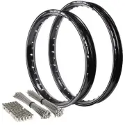 Husqvarna TC125 2014 - 2025 21/18 OEM Front/Rear A60 Excel Rim & SS Bulldog Spok