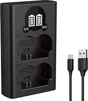 Smart LCD Dual Battery Charger for Fujifilm XT5/ XT4/ XH2S 8.4V Battery