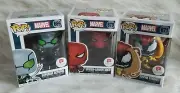 Funko Pop Marvel Scream Symbiote, Spider-Armor MKIII, Superior Octopus