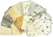 56Pcs Scrapbook Paper, Handmade Craft Textured Paper Small Special Paper Mix fo