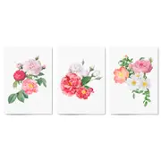 Set of Floral Botanical Flower Kitchen Wall Art