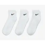 【ASPER】NIKE 短襪 厚襪 襪子 三雙入 白色 SX7667-100 日本