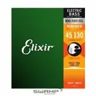 Elixir 14202 Nanoweb 5-String Electric Bass Strings - Light Gauge 45-130