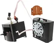 Ipetboom Vintage-Inspired Cuckoo Wall Clock Movement, Quartz Clock Mechanism Replacement, Hourly Bird Chime, Black, 3.22 x 2.87 x 1.65 Inch