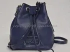 NWT MARC By Marc Jacobs M0007214 Small Drawstring Bag in Amalfi Coast-Dark Blue