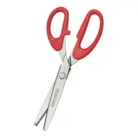 在飛比找Yahoo奇摩購物中心優惠-日本可樂牌Clover不鏽鋼5mm鋸齒剪刀36-631鋸齒形