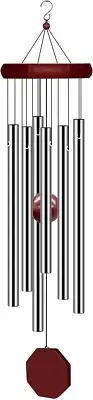 Large Outdoor Deep Tone Wind Chimes with 6 Tuned Tubes for Garden Patio