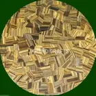 48" Marble Side Coffee Table Top Rare Tiger Eye Marquetry Inlay Porch Decor
