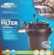 Aquapro AP5000UV UV COMBO SERIES II PRESSURE FILTER Crystal Clear Pond Water New