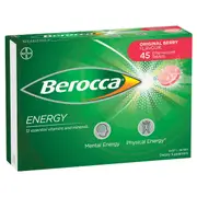 Berocca Vitamin b & c Original Berry Flavour Energy 45 Pack