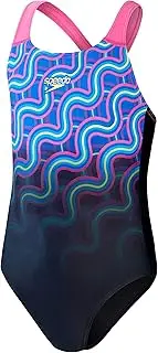 [Speedo] Girl's Girls Digital Placement Splashback Swimsuit