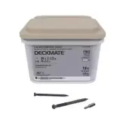 10lbs DECKMATE #9 x 2-1/2 in. 2.5" GRAY COMPOSITE DECK SCREW STAR DRIVE GRAY