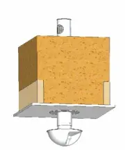 FresherVent improves exhaust fan efficiency and indoor air quality - Ceiling Kit