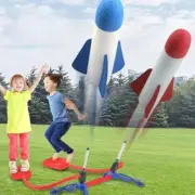 Air Rocket Kids Outdoor Soaring Toy Pedal Air Rocket Foot Pump Launcher Pressed