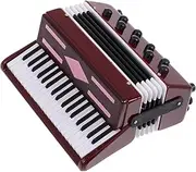 VICASKY 1pc Resin Accordion Model for Home Office Decor Dark Red Multifunctional Desktop Accessory