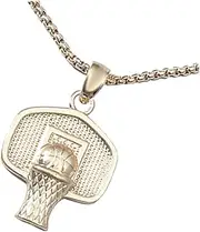 [CONGARTENO] Basketball Necklace for Boys Sports Chain Pendant Necklace Men's Jewelry