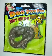 New Old Stock Spencer Gifts 2005 Fake Dog Poo Poo, Original Package