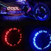 Car Bicycle Wheel Tire Tyre Air Valve Stem LED Light Caps Cover Word Changing (for: Peugeot)
