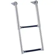 Garelick 19615-61:01 Over Platform Telescoping 2-Step Drop Ladder Marine Eez-In