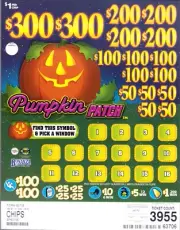 Pull Tab Tickets - Chip Tickets - Game - Pick Board - Pumpkin Patch
