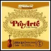 D'Addario Pro-Arte Cello Single C String, 3/4 Scale, Medium Tension J5904