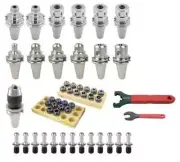 71 Pc. Pioneer CAT 40 Performance Tooling Kit for Haas CNC Mill w/Rigid Tapping