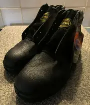 1998 range Oliver Work Boots size8 Steel Toe Safety. Lace-Up Ankle Duel rubber