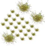 AUTSUPPL 1 Box Sharpleaf Grass Ground Miniature Dried Plants Base Trees for Project Outdoor Static Grass Applicator Sand Layout Model Fake Grass Faux Grass Diorama Supplies Kit Resin