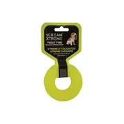Scream Xtreme Treat Tyre Dog Chew Toy Loud Green - 3 Sizes