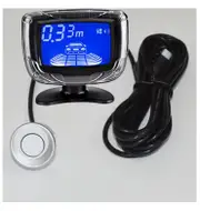 Car Parking Sensor Dual CPU LCD Display with switch 12V Auto Reverse Backup Sensor Parking Radar Monitor Detector System Silver