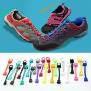 5 pairs of No Tie Shoelaces Elastic Lock Shoe Laces Running Jogging
