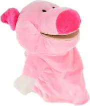 SUPVOX Pig Shaped Hand Puppet Boys and Girls Educational Toy Interactive Puppet for Toddlers