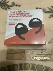 True Wireless Wind Conduction Bluetooth Headset Rotary Wearing Non Ear Earbuds￼