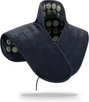 UTK Heating Pad for Neck and Shoulder, Natural Jade and Tourmaline Stones, Auto Shut Off, Memory Function, Temperature Adjustable (Size 23.2" X17.7'')