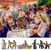 Wooden Puzzle for Adults by FoxSmartBox - 414 Pcs- Luncheon of the Boating Party