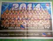 ADELAIDE CROWS FOOTBALL CLUB - AFL FULL SIZE ADVERTISER SOUVENIR LIFTOUT 2014
