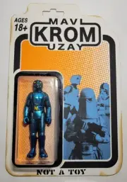 Star Wars Custom Blue Snaggletooth Moc Mavi Krom Uzay