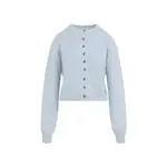 [Khaite] Khaite-Atmosphere Blue Cashmere Everheart Cardigan-Donna M STAND