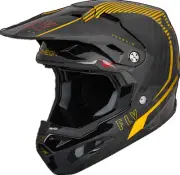 Fly Formula Carbon Tracer Helmet (2XL, Gold/Black)